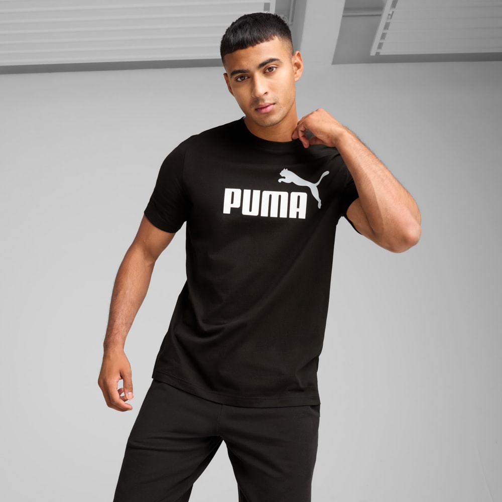 Изображение Puma Футболка Essentials 2 Colour No. 1 Logo Tee Men #1: Puma Black