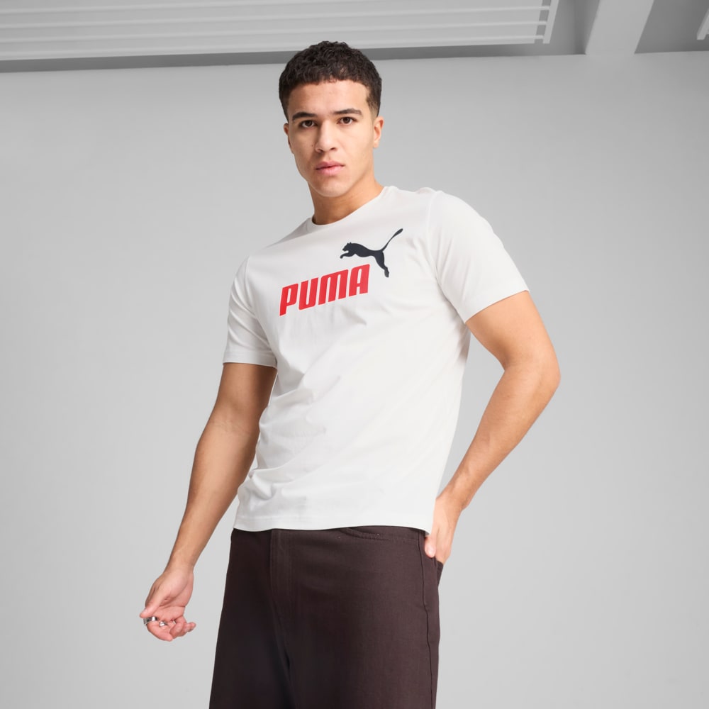 Изображение Puma Футболка Essentials 2 Colour No. 1 Logo Tee Men #1: Puma White