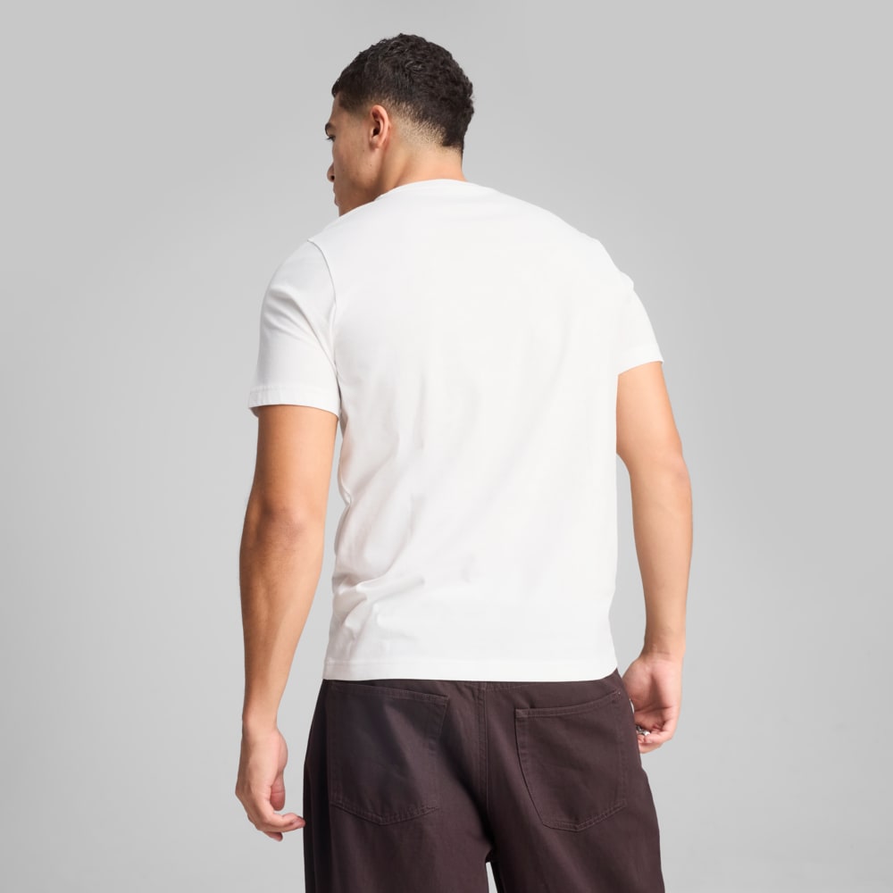Изображение Puma Футболка Essentials 2 Colour No. 1 Logo Tee Men #2: Puma White