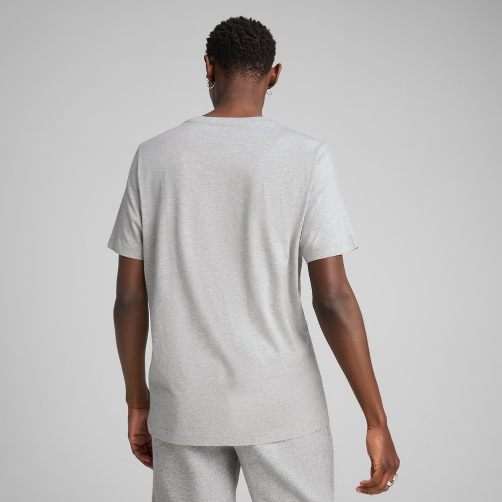 Изображение Puma Футболка Essentials 2 Colour No. 1 Logo Tee Men #2: light gray heather