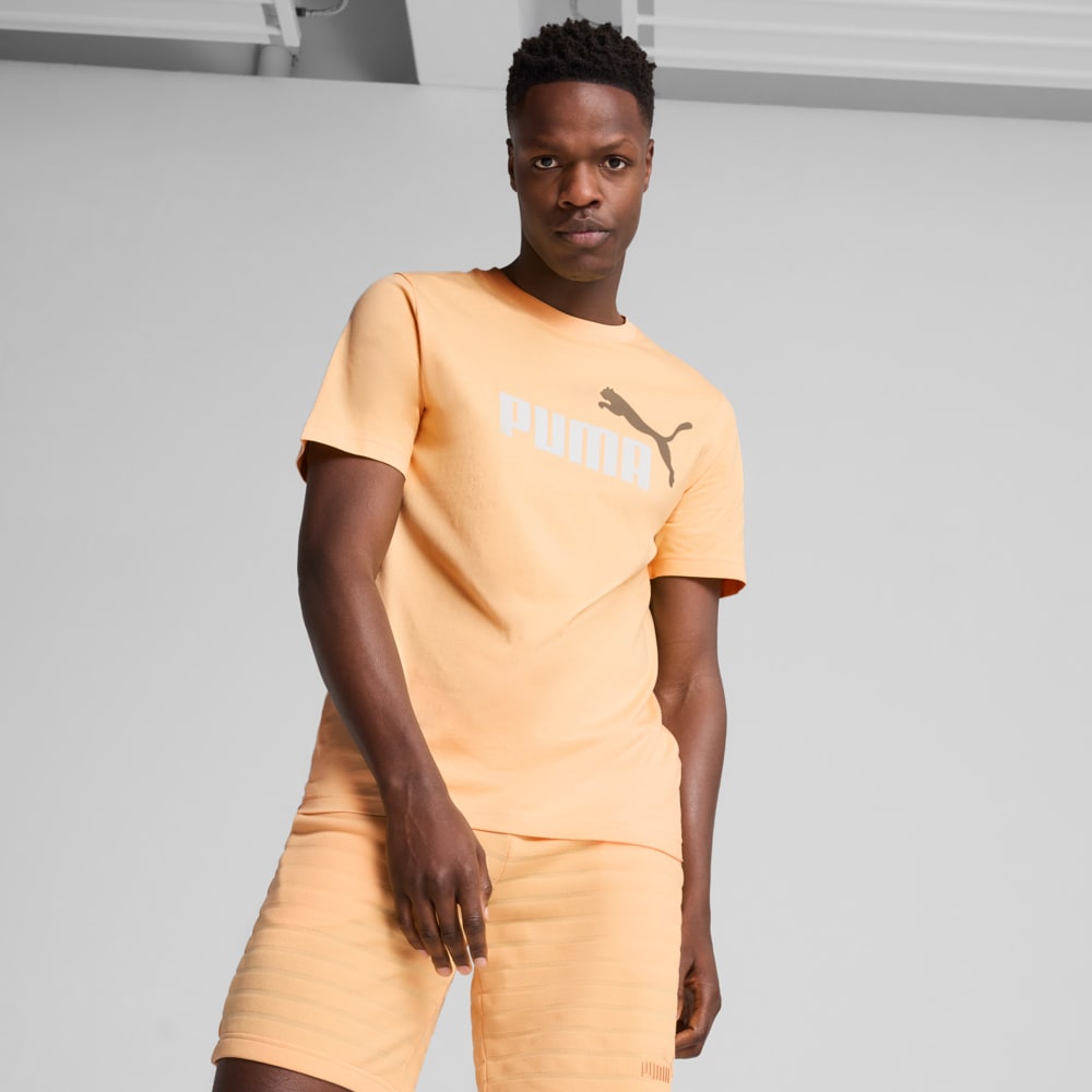 Изображение Puma Футболка Essentials 2 Colour No. 1 Logo Tee Men #1: Almost Apricot