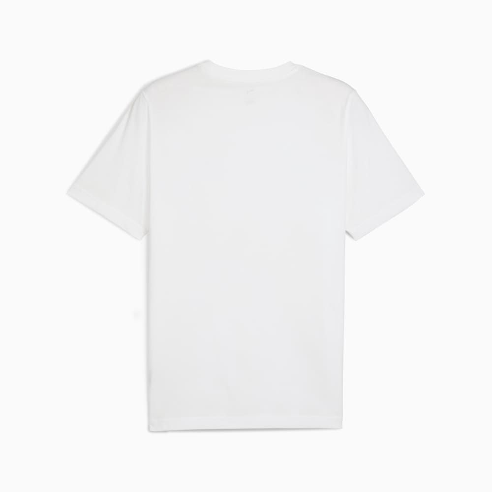 Изображение Puma Футболка Essentials 2 Colour Small No. 1 Logo Tee Men #2: Puma White