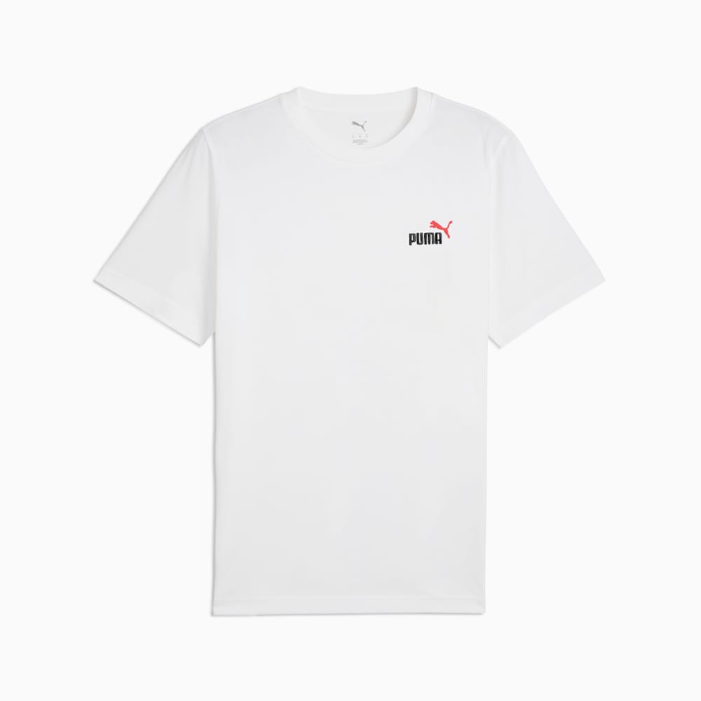 Изображение Puma Футболка Essentials 2 Colour Small No. 1 Logo Tee Men #1: Puma White
