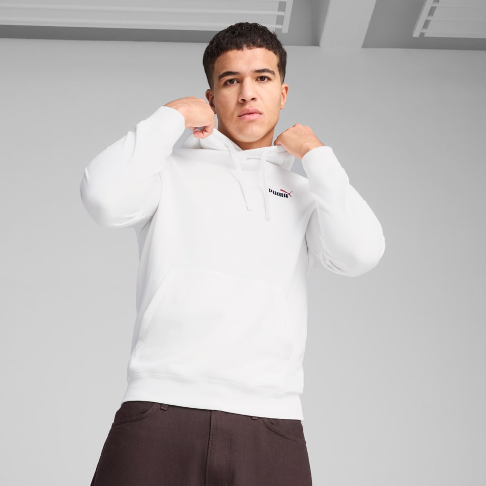 Изображение Puma Худи Essentials 2 Colour Small No. 1 Logo Hoodie Men #1: Puma White