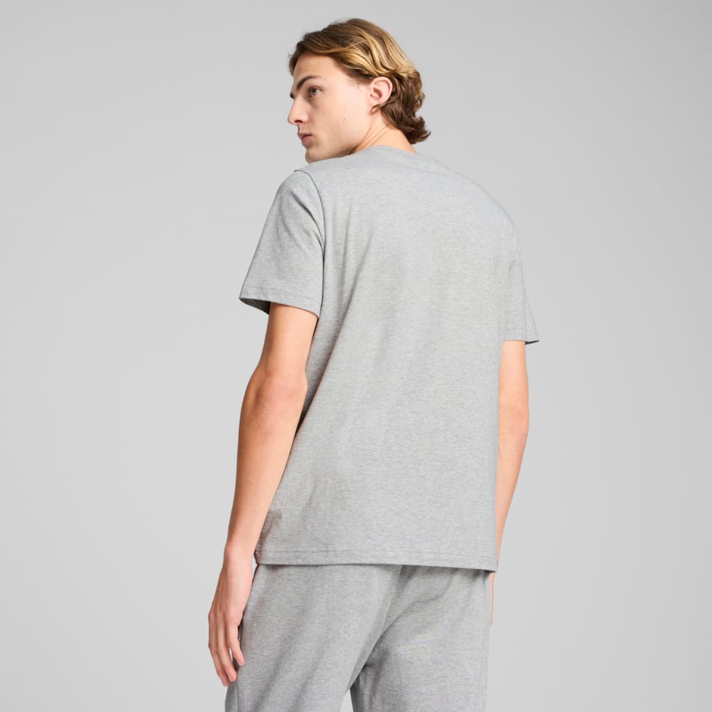 Изображение Puma Футболка Essentials Elevated Tee Men #2: light gray heather