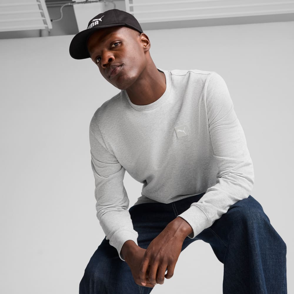 Зображення Puma Світшот Essentials Elevated Crew Men #1: light gray heather