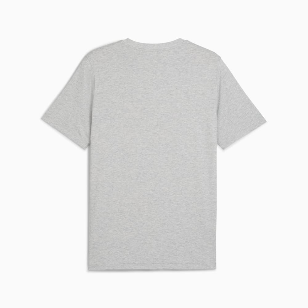 Изображение Puma Футболка Graphics Multiple Cat Logo Tee Men #2: light gray heather