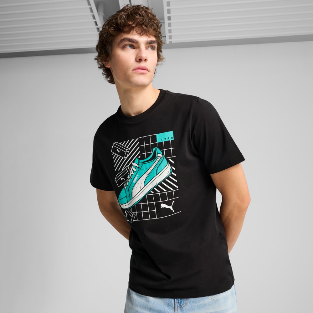 Зображення Puma Футболка Graphics Sneaker Tee Men #1: Puma Black