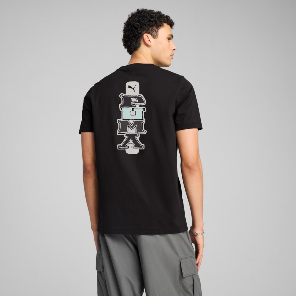 Изображение Puma Футболка Graphics PUMA Back Tee #2: Puma Black