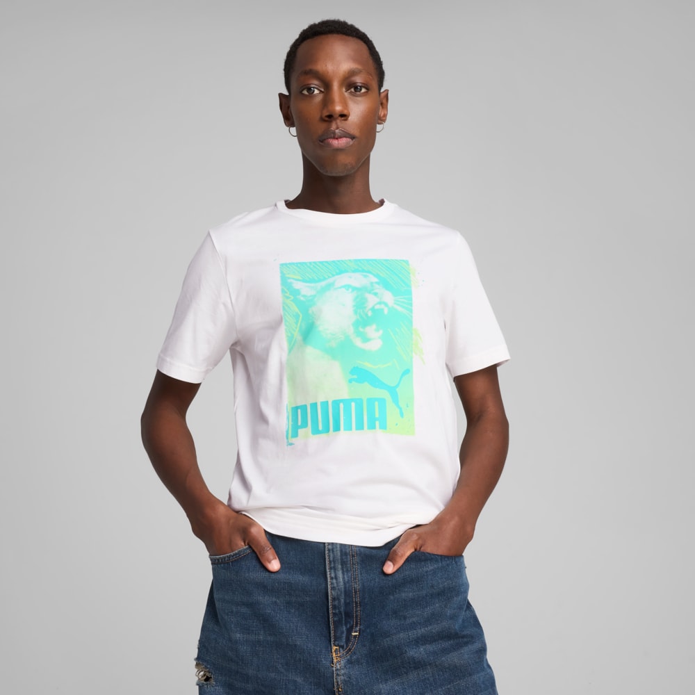 Зображення Puma Футболка Graphics Photoprint Tee Men #1: Puma White