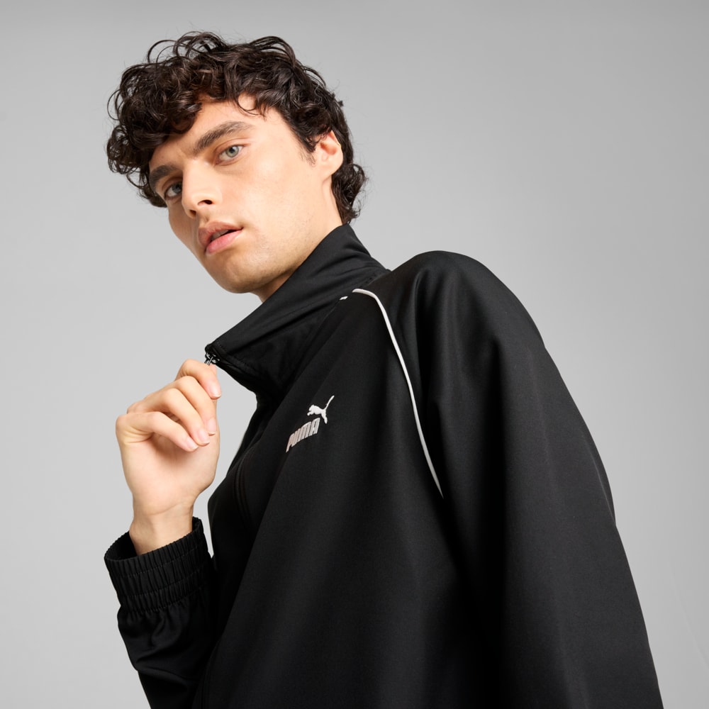Зображення Puma Спортивний костюм Woven Piping Tracksuit Men #2: Puma Black