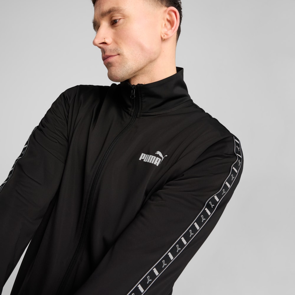 Зображення Puma Спортивний костюм Poly Tape Tracksuit Men #2: Puma Black