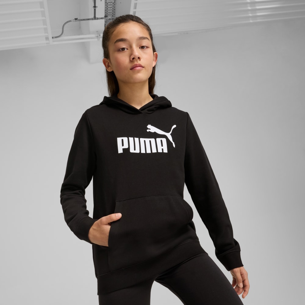 Изображение Puma Детское худи ESS No. 1 Logo Hoodie Youth #1: Puma Black
