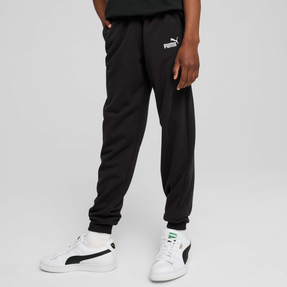 Изображение Puma Детские брюки ESS No. 1 Logo Sweatpants Youth #1: Puma Black