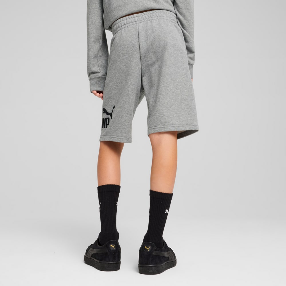 Изображение Puma Детские шорты ESS No. 1 Logo Shorts Youth #2: Medium Gray Heather