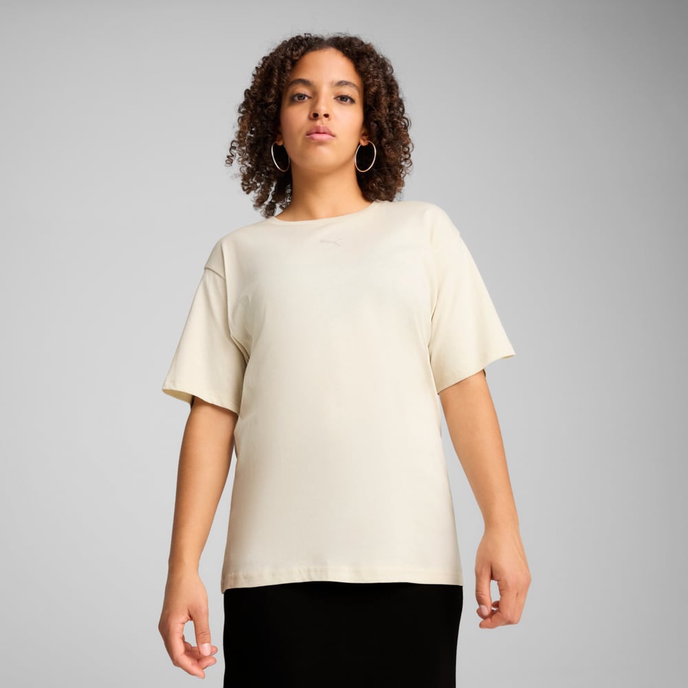Изображение Puma Футболка ESS Relaxed Tee Women #1: Alpine Snow