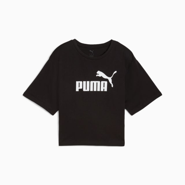 Image PUMA Camiseta Cropped ESS No. 1 Logo Relaxed Feminina