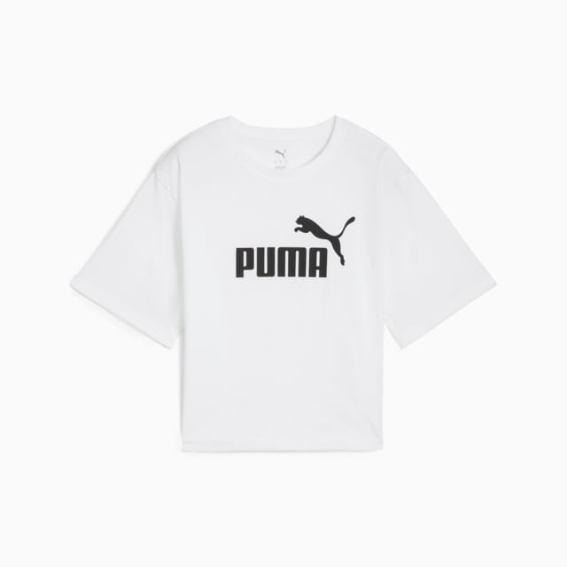 Image PUMA Camiseta Cropped ESS No. 1 Logo Relaxed Feminina