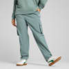 Зображення Puma Штани Essentials Small No. 1 Logo Woven Cargo Pants Women #2: Green Moon