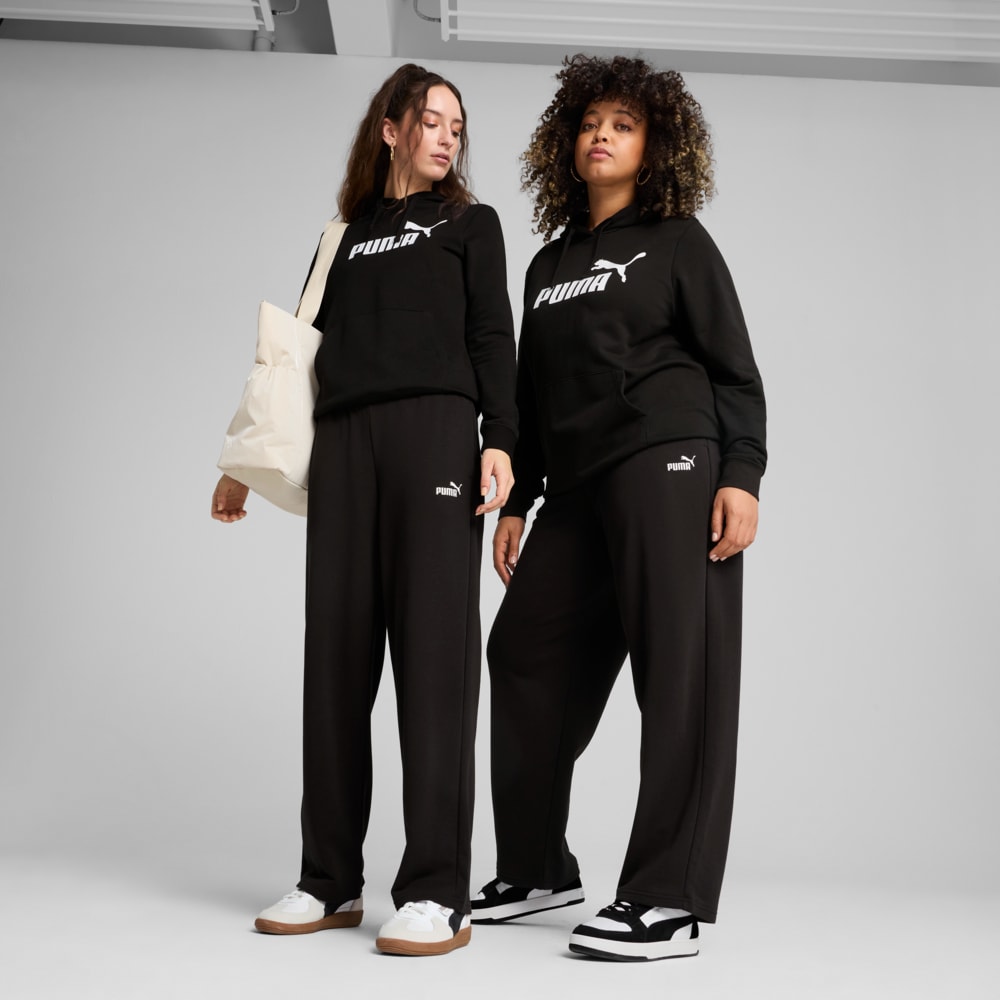 Изображение Puma Брюки ESS Small No. 1 Logo Comfort Straight Pants Women #1: Puma Black
