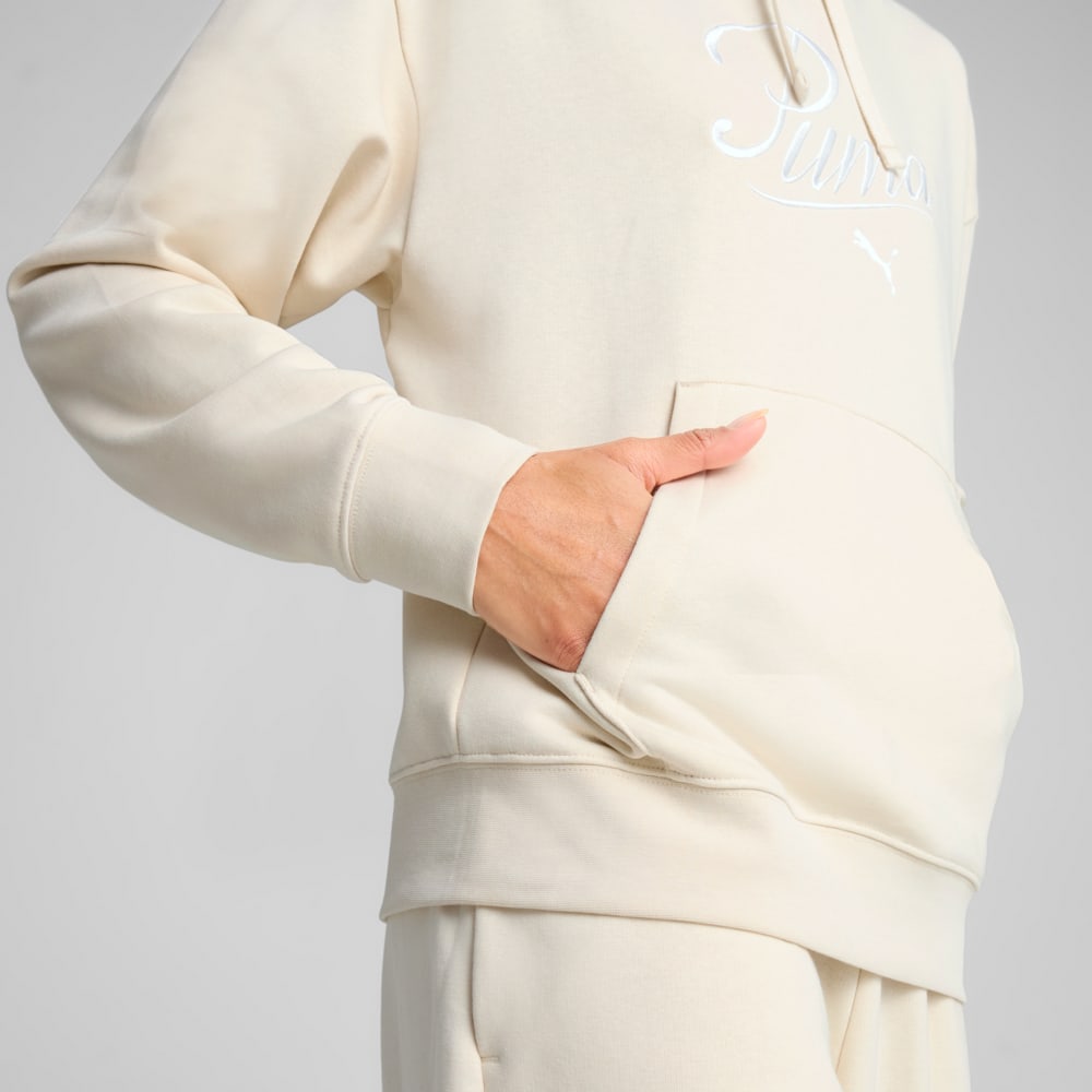 Image PUMA Moletom com Capuz ESS SCRIPT Comfort Feminino #4