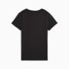 Изображение Puma Футболка ESS METALLIC Tee Women #5: Puma Black-Metallic Silver