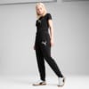 Изображение Puma Футболка ESS METALLIC Tee Women #3: Puma Black-Metallic Silver