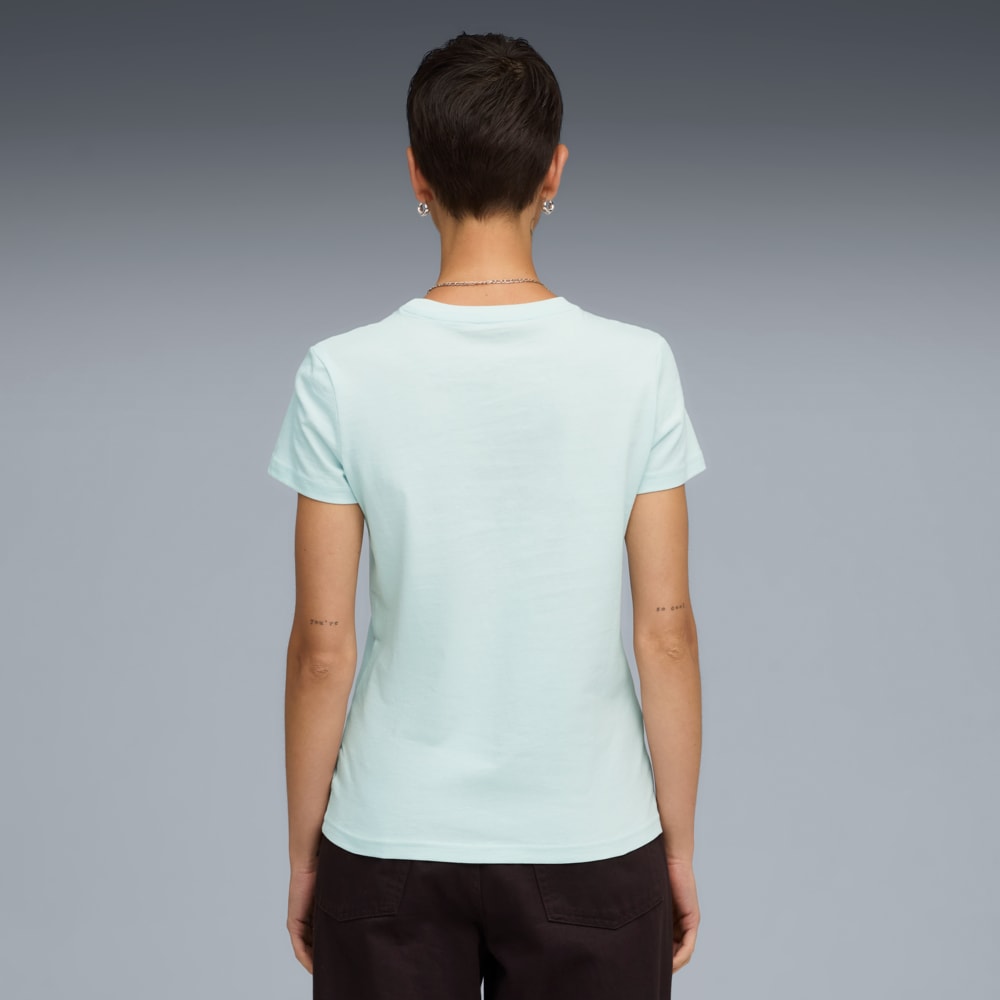 Изображение Puma Футболка ESS ELEVATED Tee Women #2: Peaceful Blue