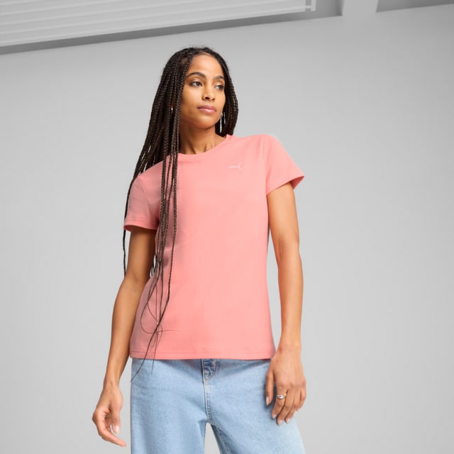 Image PUMA Camiseta ESS ELEVATED Rib Feminina