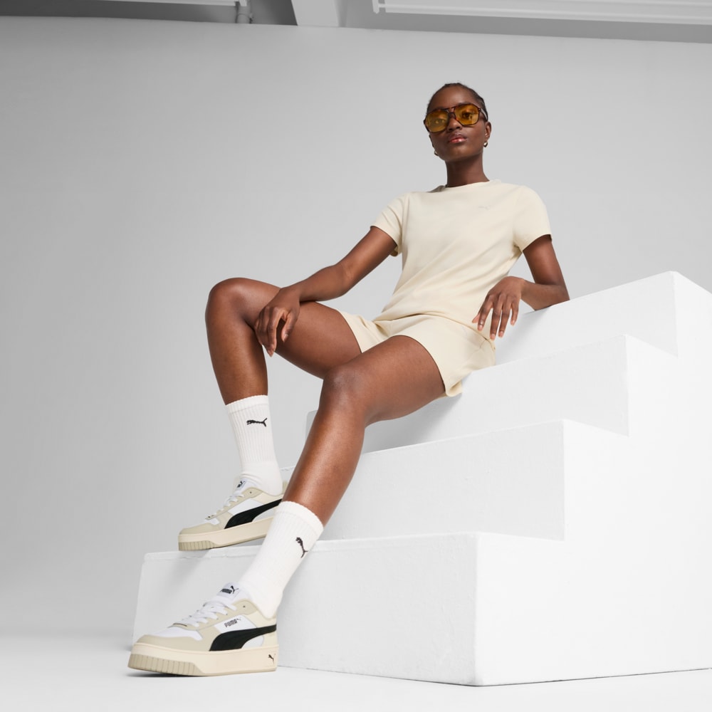 Зображення Puma Футболка ESS ELEVATED Rib Tee Women #2: Alpine Snow