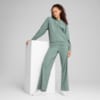 Изображение Puma Худи ESS ELEVATED Comfort Rib Hoodie Women #3: Green Moon