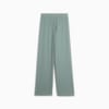 Изображение Puma Брюки ESS ELEVATED High-Waist Straight Leg Rib Pants Women #5: Green Moon