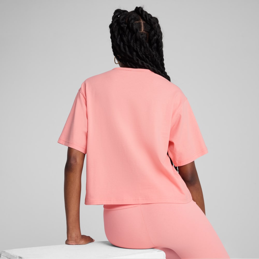 Изображение Puma Футболка PUMA CLASS Relaxed Crop Tee Women #2: Pink Fruit