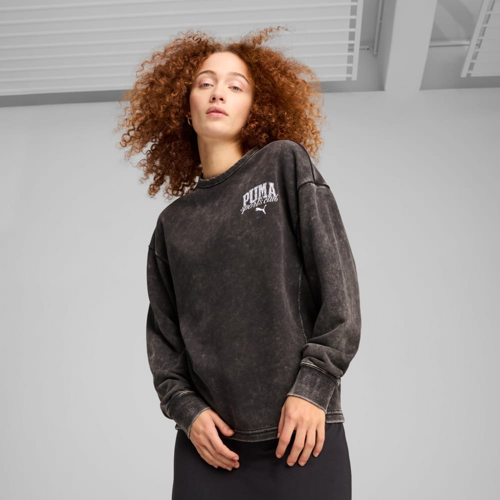 Зображення Puma Кофта EVOSTRIPE Full-Zip Hoodie Women #1: Puma Black