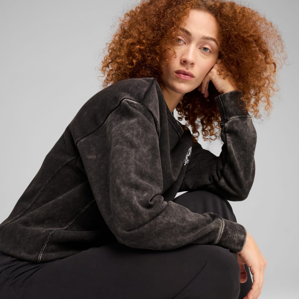 Зображення Puma Кофта EVOSTRIPE Full-Zip Hoodie Women #2: Puma Black