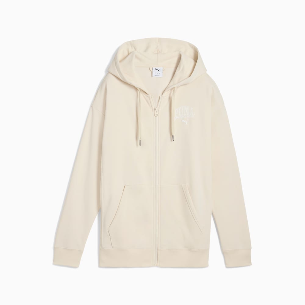 Изображение Puma Кофта PUMA CLASS Relaxed Full-Zip Hoodie Women #1: Alpine Snow