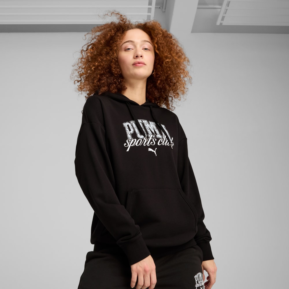 Изображение Puma Худи PUMA Class Relaxed Hoodie Women #1: Puma Black