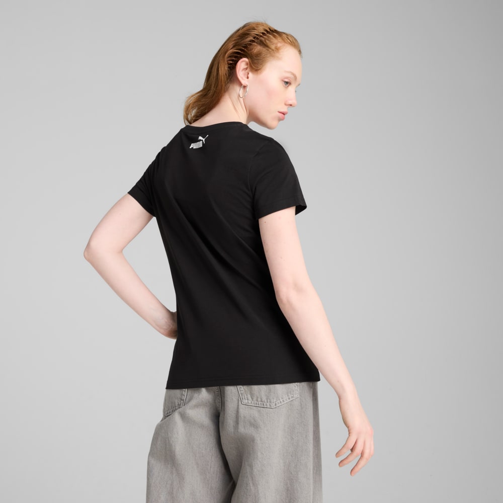 Изображение Puma Футболка PUMA SPORT Graphic Tee Women #2: Puma Black