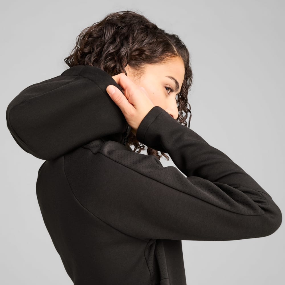 Зображення Puma Кофта EVOSTRIPE Full-Zip Hoodie Women #2: Puma Black