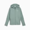 Изображение Puma Кофта EVOSTRIPE Full-Zip Hoodie Women #6: Green Moon