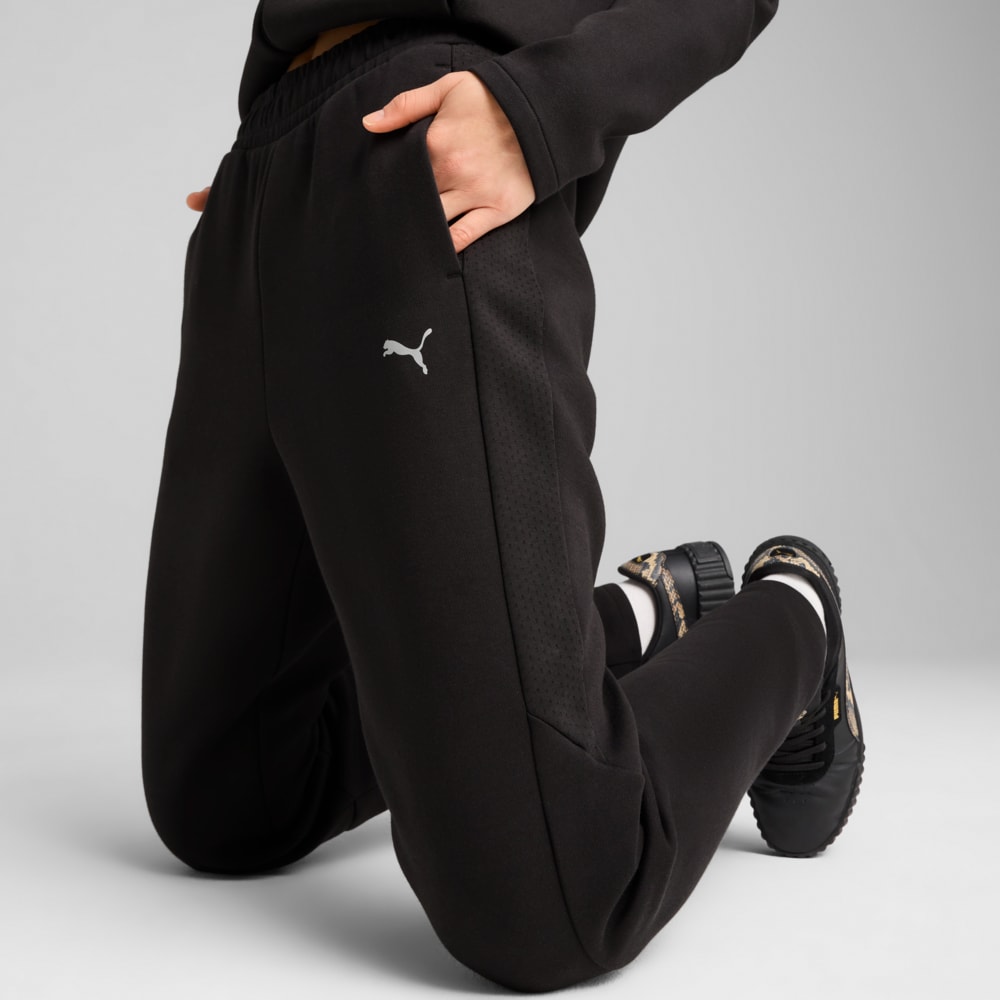 Изображение Puma Брюки EVOSTRIPE Sweatpants Women #2: Puma Black