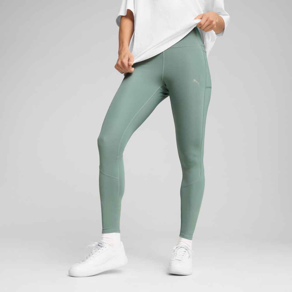 Зображення Puma Легінси EVOSTRIPE Tights Women #1: Green Moon