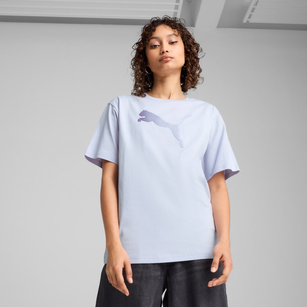 Изображение Puma Футболка HER Graphic Relaxed Tee Women #1: Cool Weather
