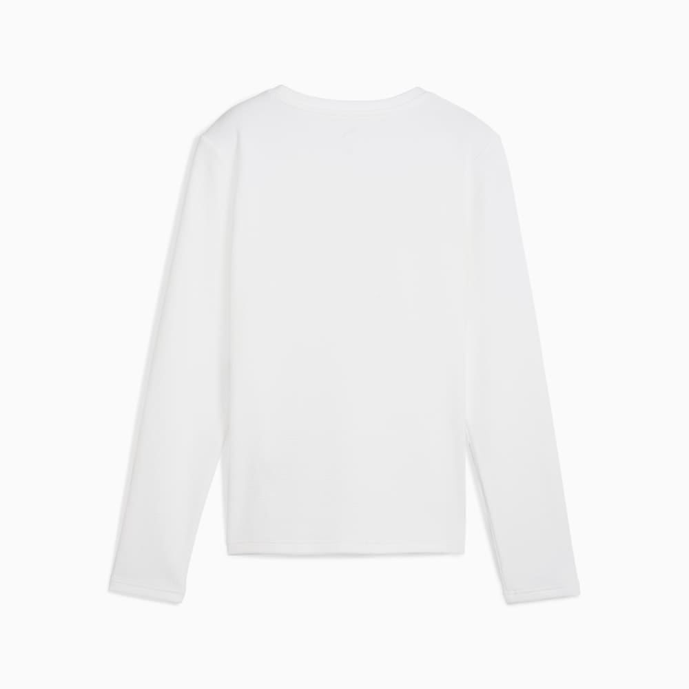 Изображение Puma Лонгслив HER Slim Fit Longsleeve Women #2: Puma White