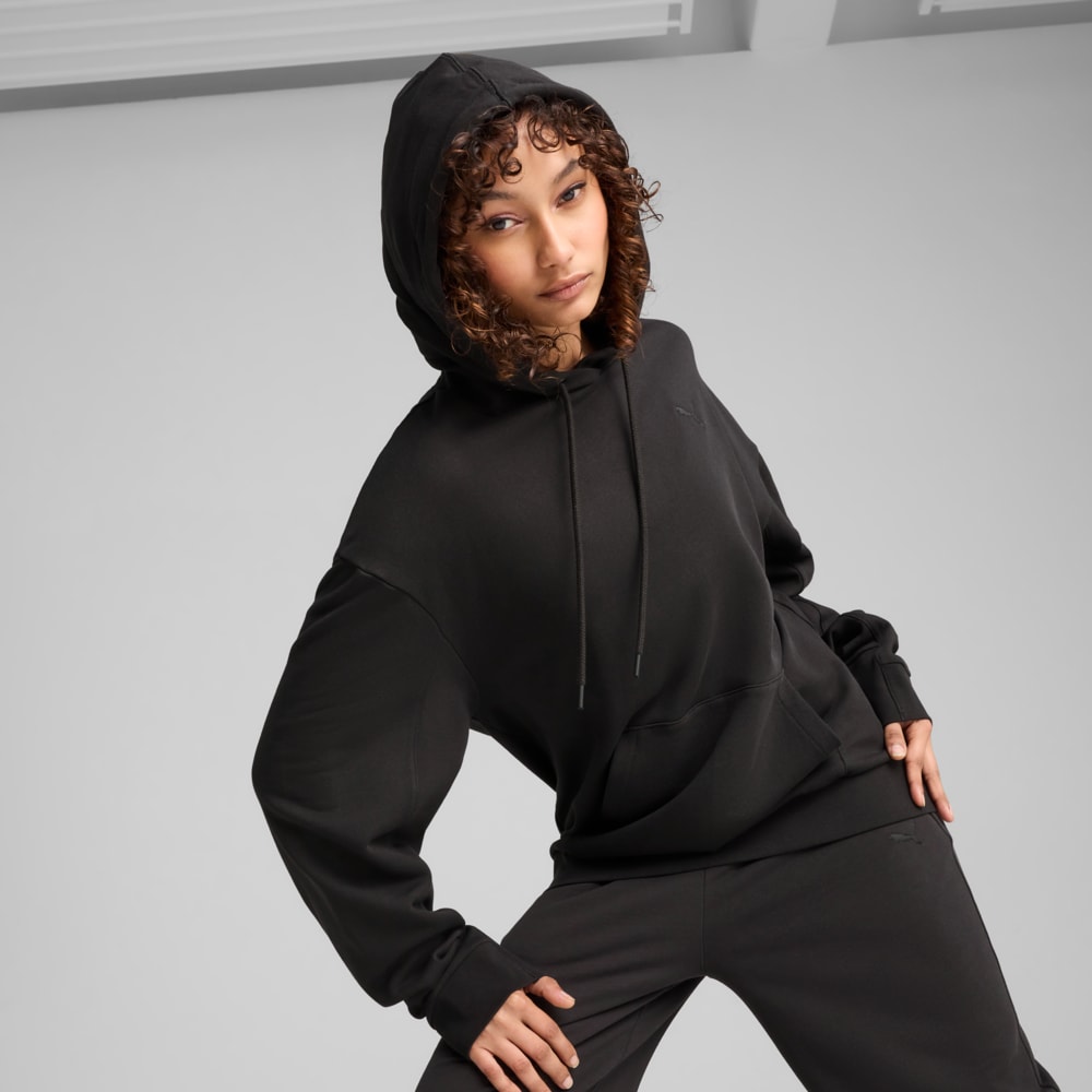 Изображение Puma Худи HER Relaxed Hoodie Women #1: Puma Black