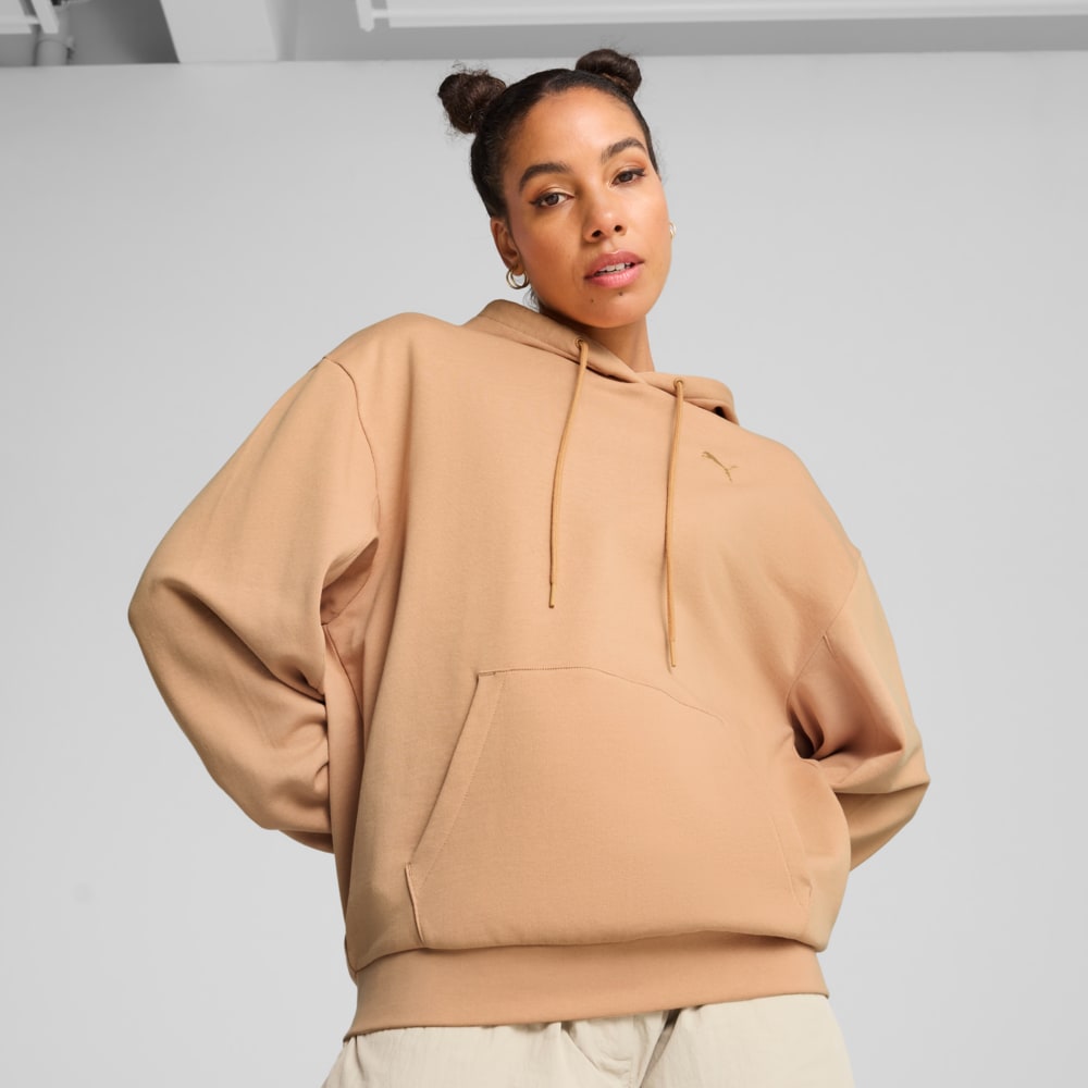 Изображение Puma Худи HER Relaxed Hoodie Women #1: Warm Beige