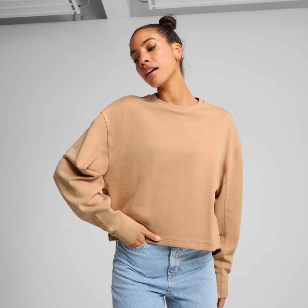 Изображение Puma Свитшот HER Relaxed Crew Women #1: Warm Beige