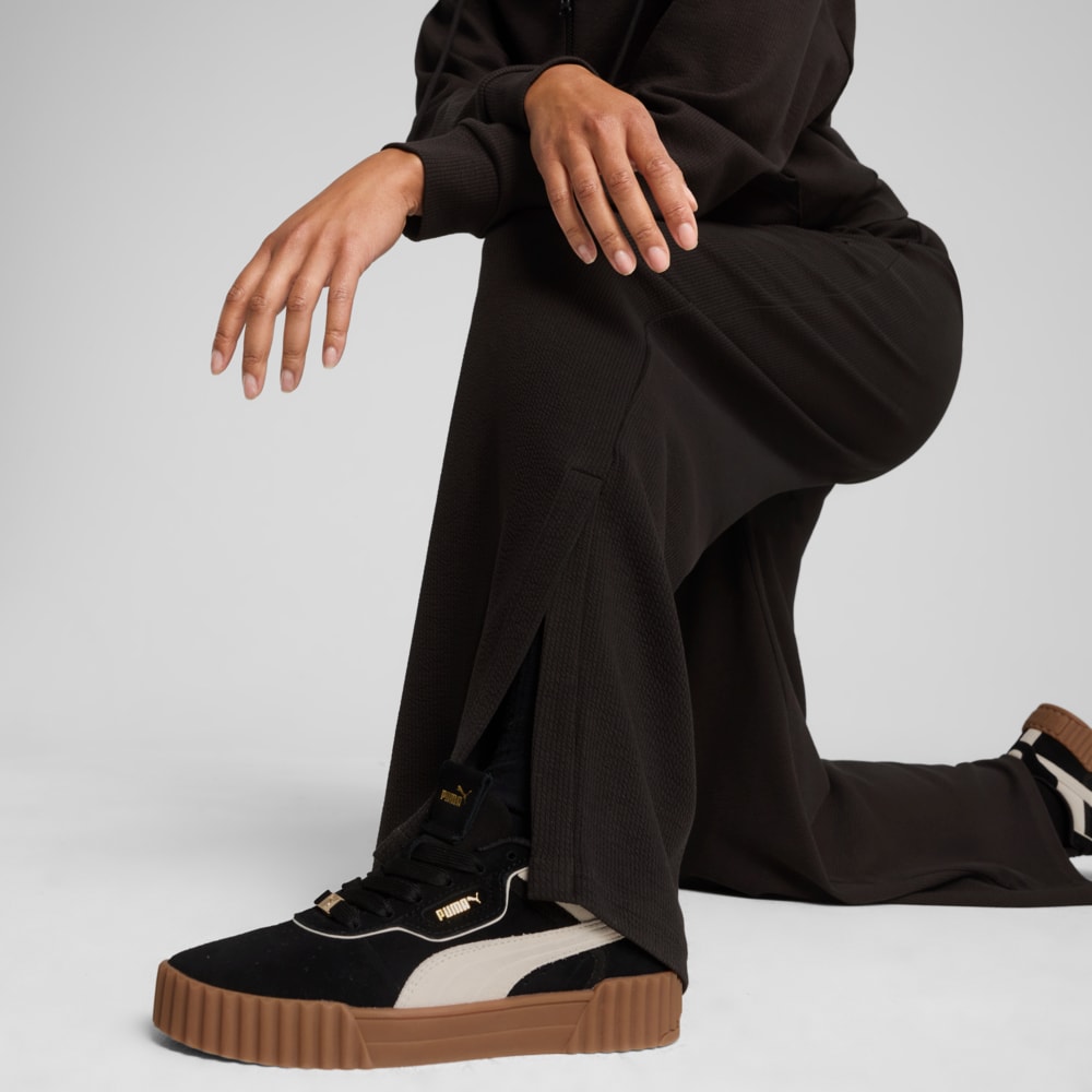 Изображение Puma Брюки HER Comfort High-Waist Straight Pants Women #2: Puma Black