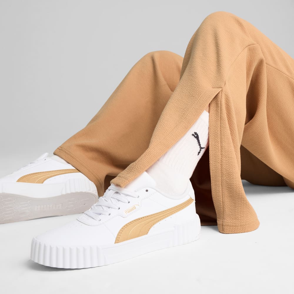 Зображення Puma Штани HER Comfort High-Waist Straight Pants Women #2: Warm Beige