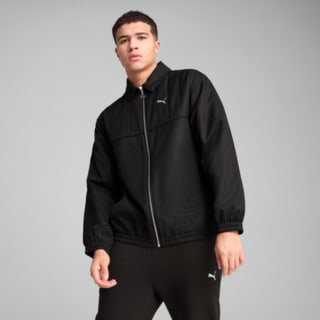 Изображение Puma Куртка WARDROBE ESS Relaxed Retro Football Jacket Unisex